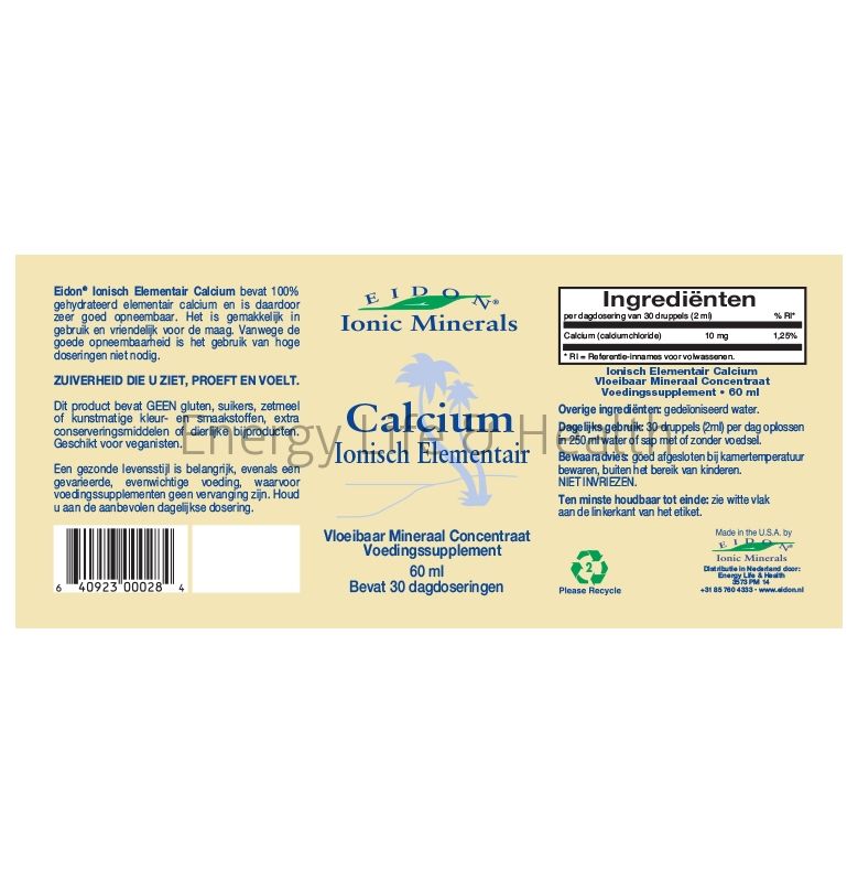 Eidon Calcium Label