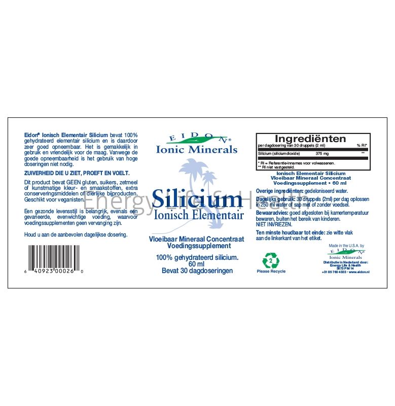 Eidon Silicium Label