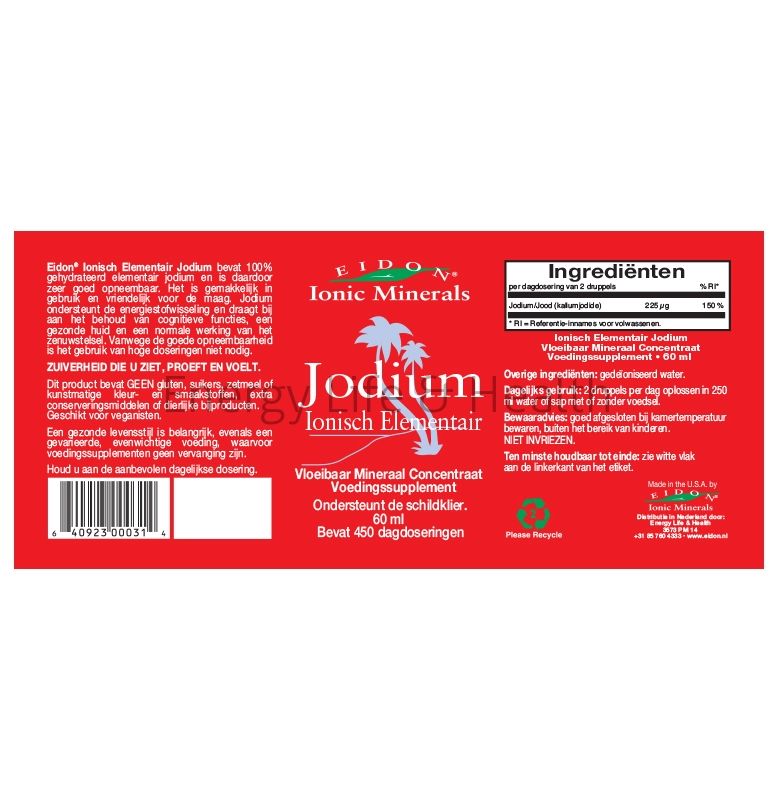 Eidon Jodium Label
